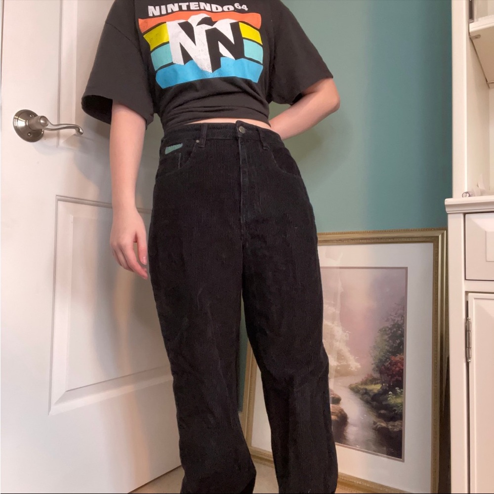 EMPYRE Black corduroy Tori jeans